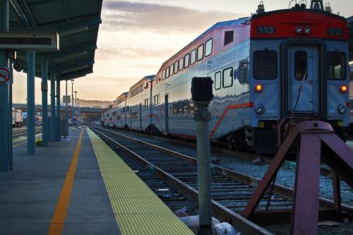 The Caltrain. [Photo by Flickr user smif]