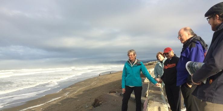 Secretary of the Interior Sally Jewell and Mayor Ed Lee visit Ocean Beach on December 18th to witness the impacts of rising seas on the San Francisco coastline.