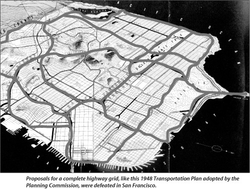 1948 Highway Grid Transportation Plan 