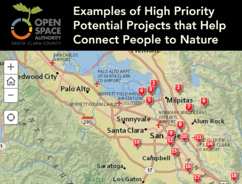 Examples of Potential Priority Projects for the Open Space Authority