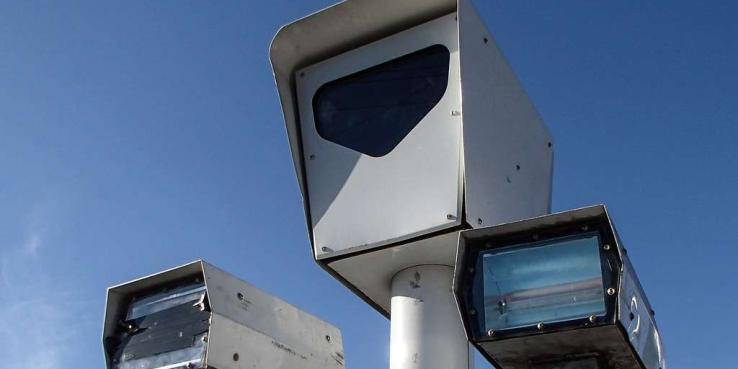 Automated speed enforcement camera