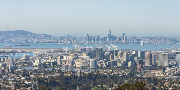 Oakland and san Francisco