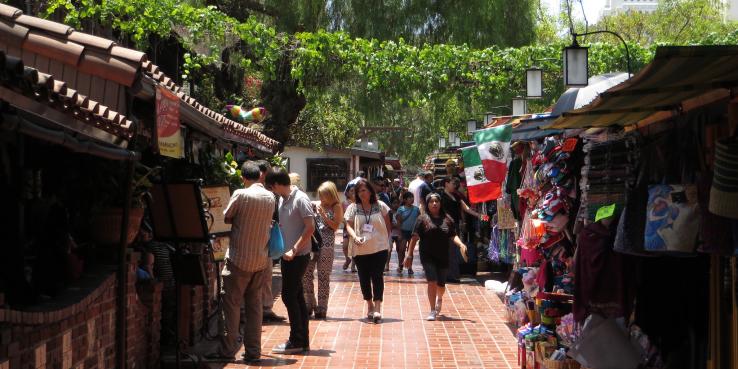 Olvera Street in Los Angeles