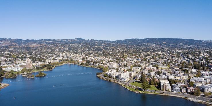 Oakland from Lake Merritt