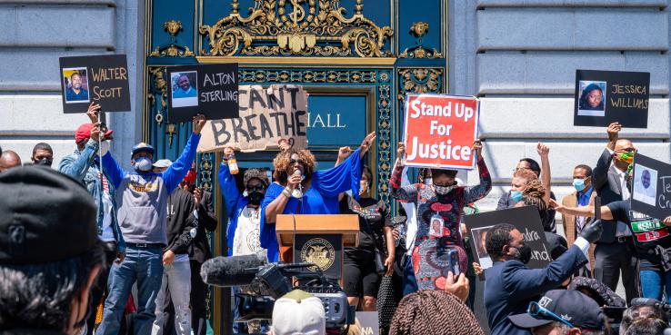 george floyd protest in san francisco