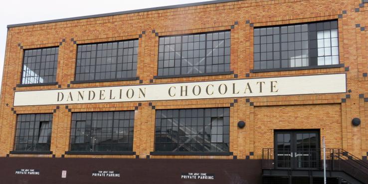 Exterior of the Dandelion Chocolate Factory