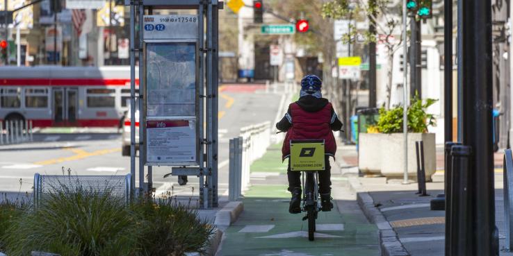 person on bike