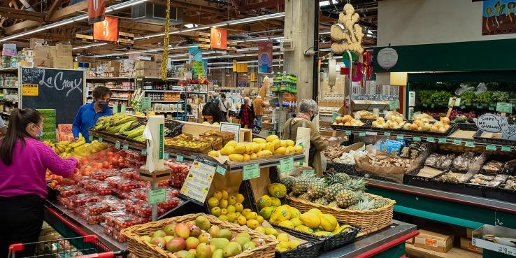 Rainbow Produce Section