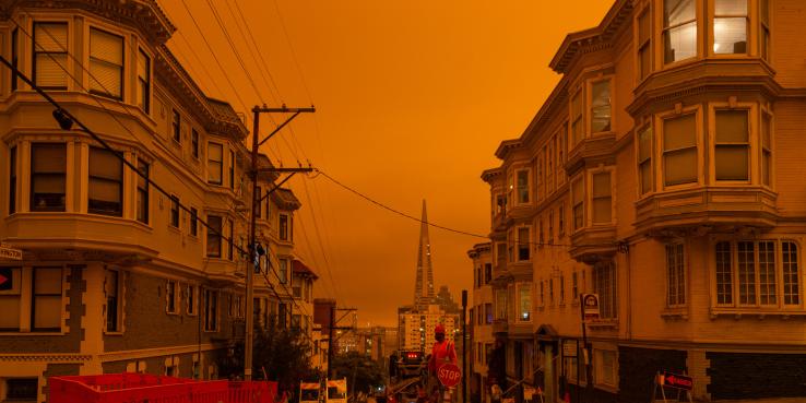 sf orange sky