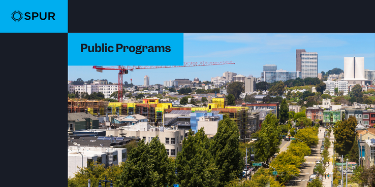 A crane towers above a housing project under construction in Hayes Valley, San Francisco.