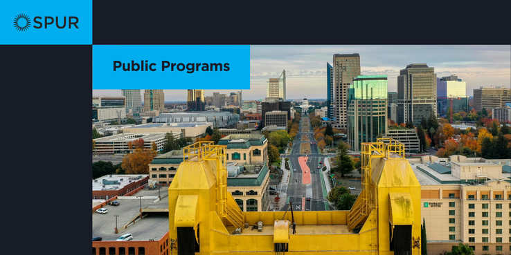 Aerial view of Sacramento skyline