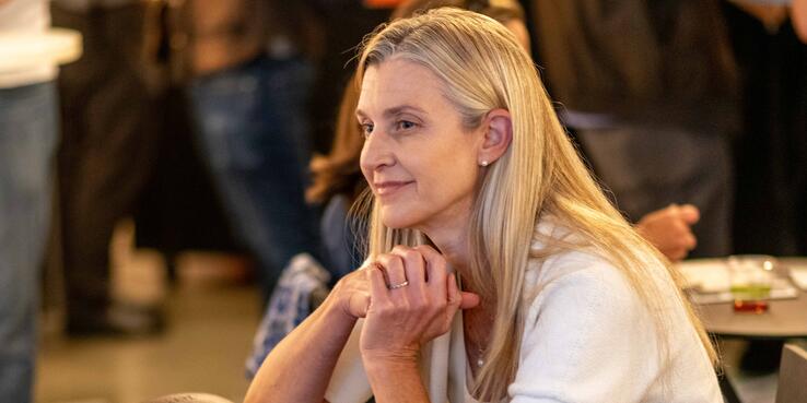 Image of Alicia, SPUR President & CEO, at an event