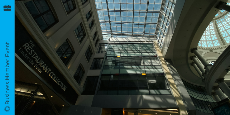 Architecture inside SF mall