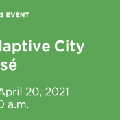 Program title and event date placed on a green background. 