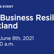 Program title and event date placed on a dark blue background.