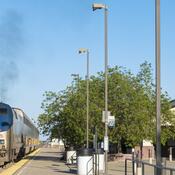 Train station in Merced, CA