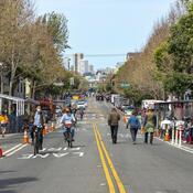 Open street in SF