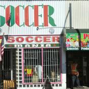 Colorful storefronts