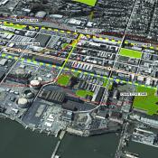 Dogpatch Public Realm Aerial Perspective
