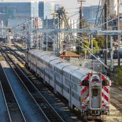 West Hedding Street, San Jose, Caltrain tracks
