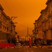 sf orange sky