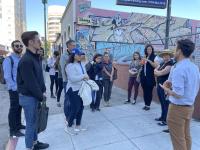 SPAC members touring downtown Oakland