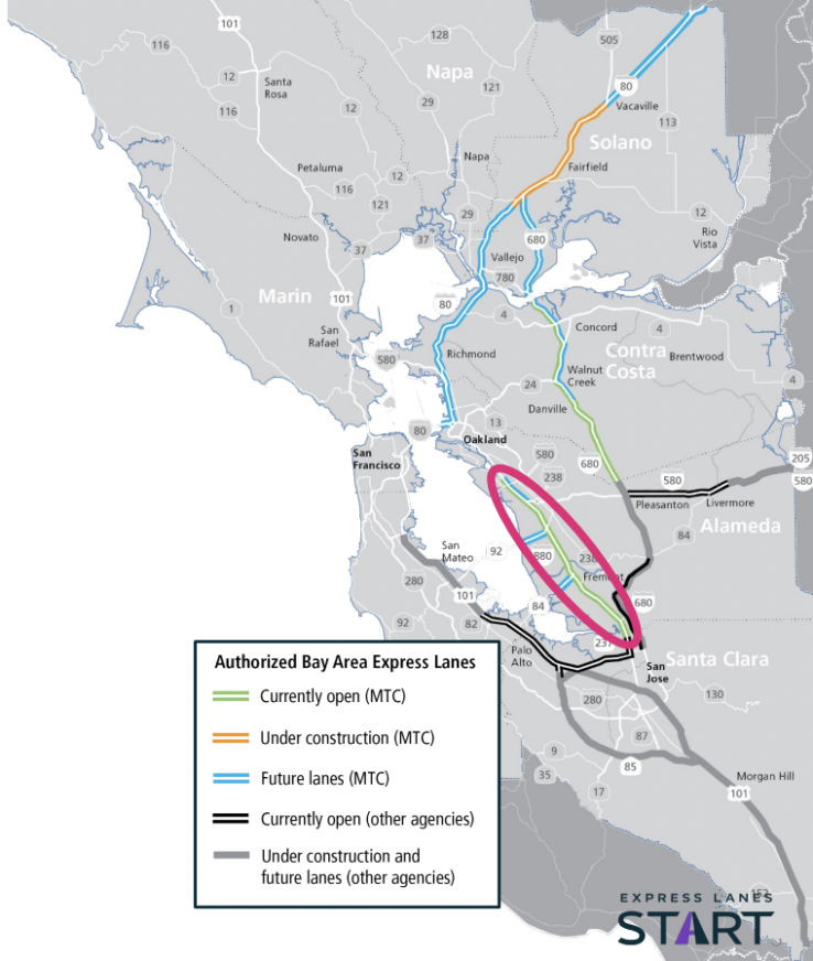 express lanes start map