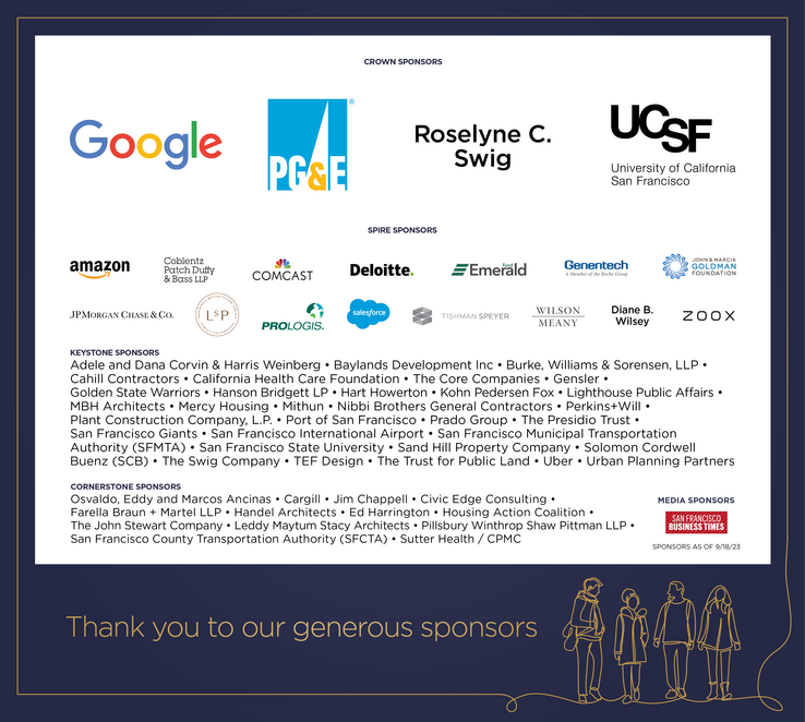 Sponsors as of Sept 19