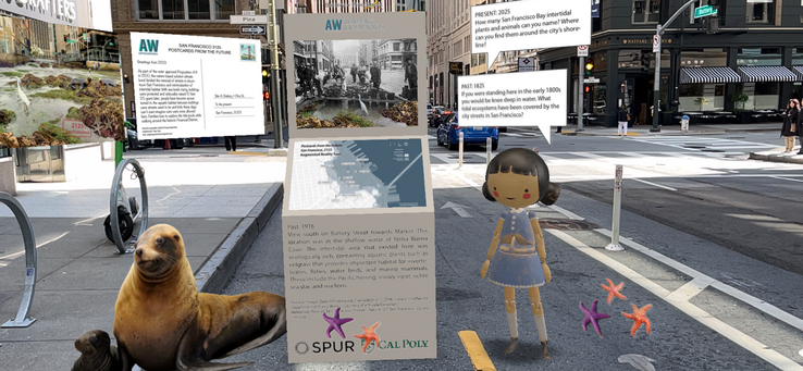 Image from AR walking tour