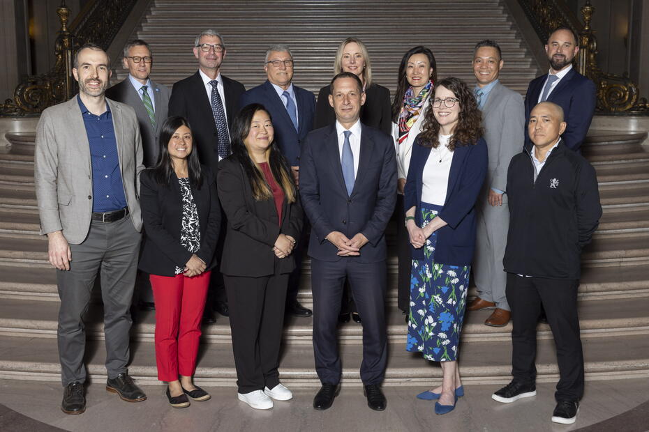 2026 Good Government Award honorees pictured with Mayor Daniel Lurie