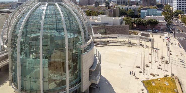 San Jose city hall arial view