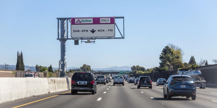 fastrak on the freeway