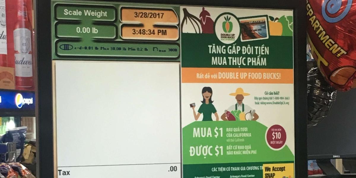 An Easier Way to Double the Fresh in CalFresh SPUR