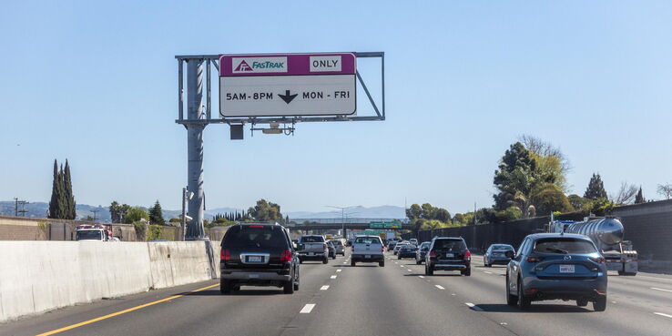 fastrak on the freeway