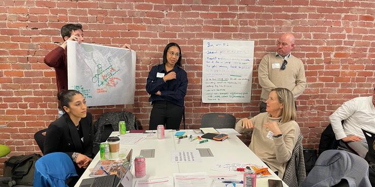 Participants in SPUR's workshop on downtown San José