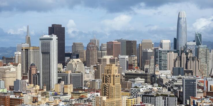 Photo of downtown San Francisco skyline