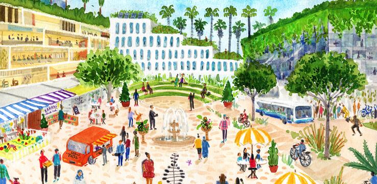 Q: What If We Get Downtown Right? - Hero Image by Ishita Jain