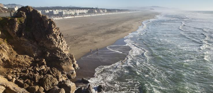 photo of Ocean Beach in San Francisco