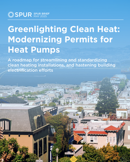 report cover with photo of San Francisco Bay seen from a residential neighborhood