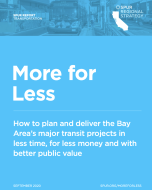More for Less Report Cover