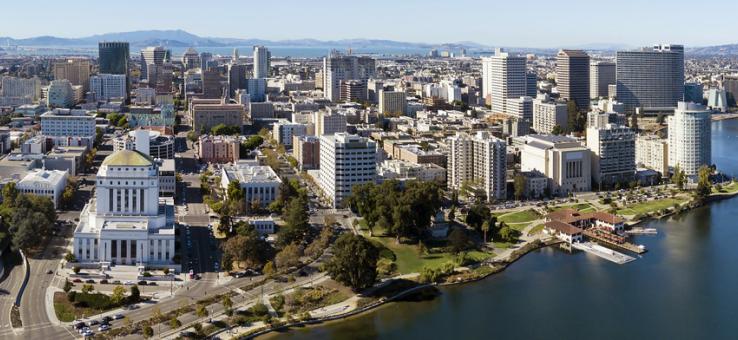 aerial photo of Oakland