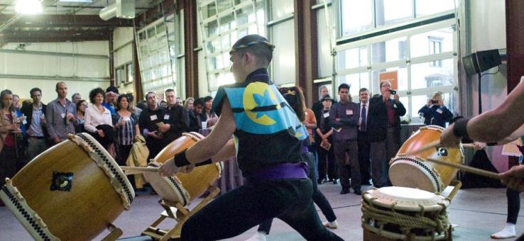 taiko drummers