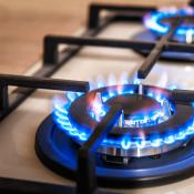Kitchen Hob Burner with Flame