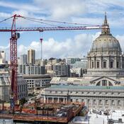 Crane and the Civic Center, San Francisco 