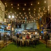 Al fresco dining, Post Street, San Jose 