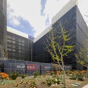 600 7th Street view from the adjacent lot’s open space